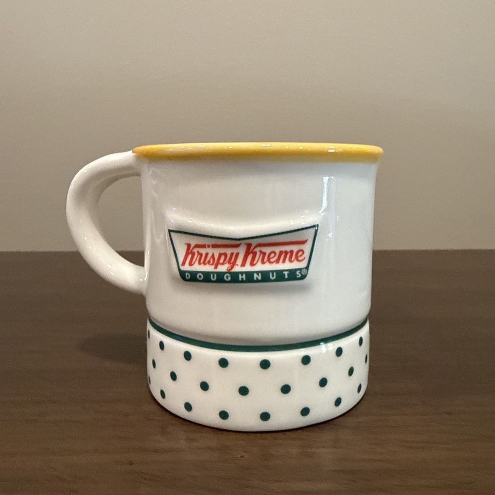 Krispy Kreme Doughnuts Collectible Coffee Mug 3D Donut in Bottom - Picture 3 of 6
